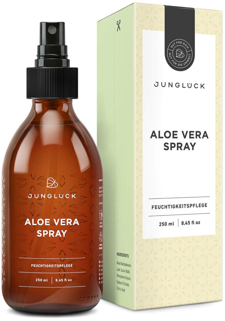 Aloe Vera Spray von JuNGLÜCK für den Lockenrefresh